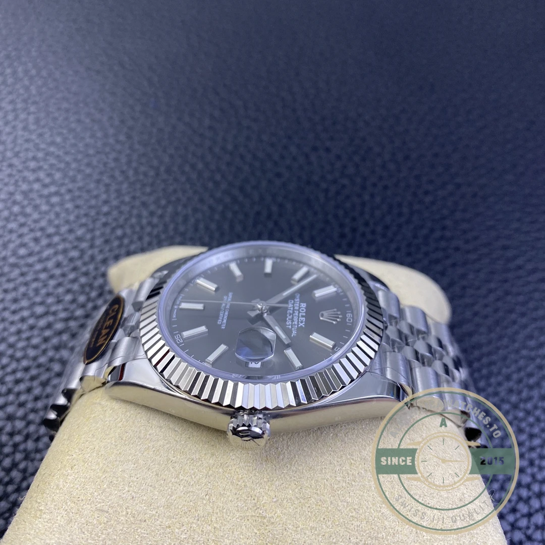 Replica Rolex Datejust 41mm Jubilee Grey Dial 126334-0014 - 1:1 Swiss Replica Watch
