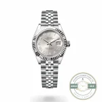 Replica Rolex DateJust Oyster 28 mm Silver Dial 279174 - Swiss Movement Replica Watch
