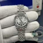 Replica Rolex DateJust Oyster 28 mm Silver Dial 279174 - Factory Super Clone Watch
