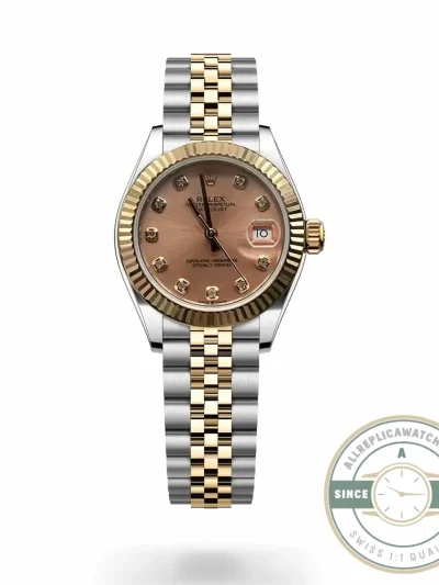 Replica Rolex Datejust Rose Gold Pink Dial 31mm 278271 - Factory Super Clone Watch