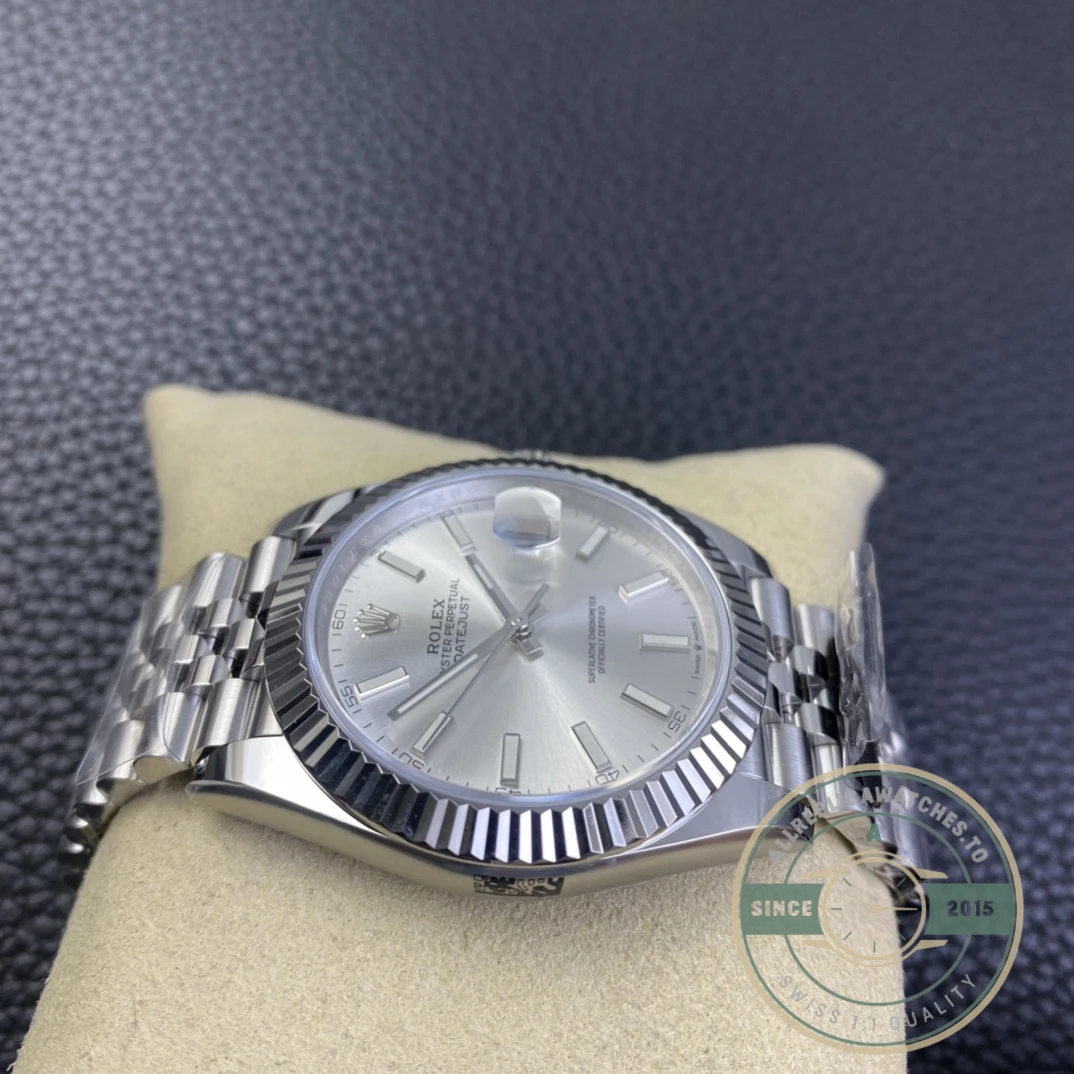 Replica Rolex Datejust Silver Dial 41mm Jubilee 126334 - Budget Luxury Replica Watch