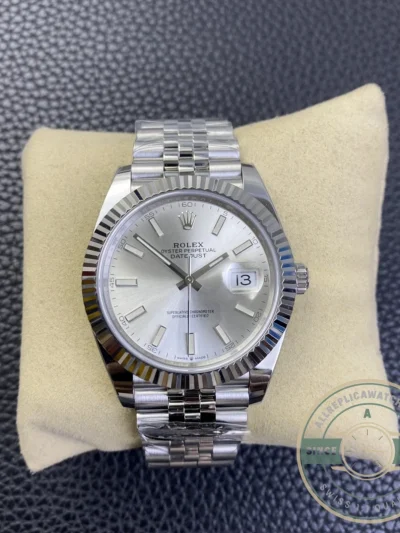 Replica Rolex Datejust Silver Dial 41mm Jubilee 126334 - Best Quality Replica Watch