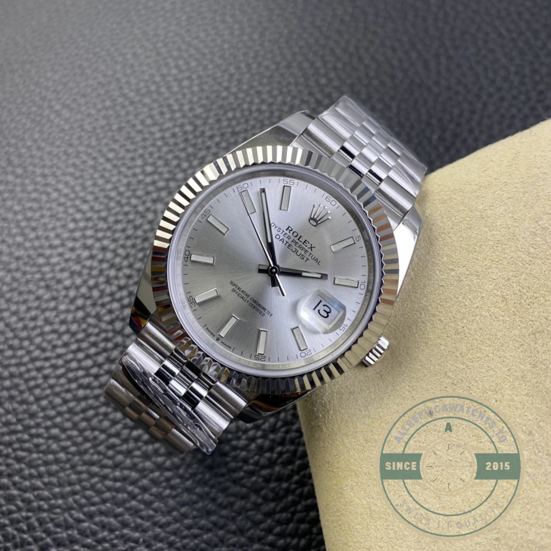 Replica Rolex Datejust Silver Dial 41mm Jubilee 126334 - High-Grade Replica Watch