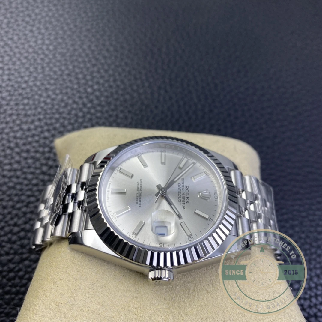 Replica Rolex Datejust Silver Dial 41mm Jubilee 126334 - Luxury Replica Watch
