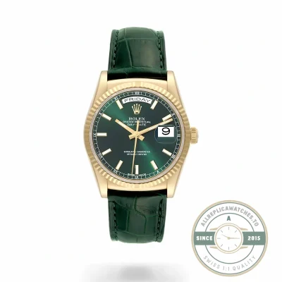 Replica Rolex Day-Date 36 mm Green Dial 118138-0003 - High-Grade Replica Watch