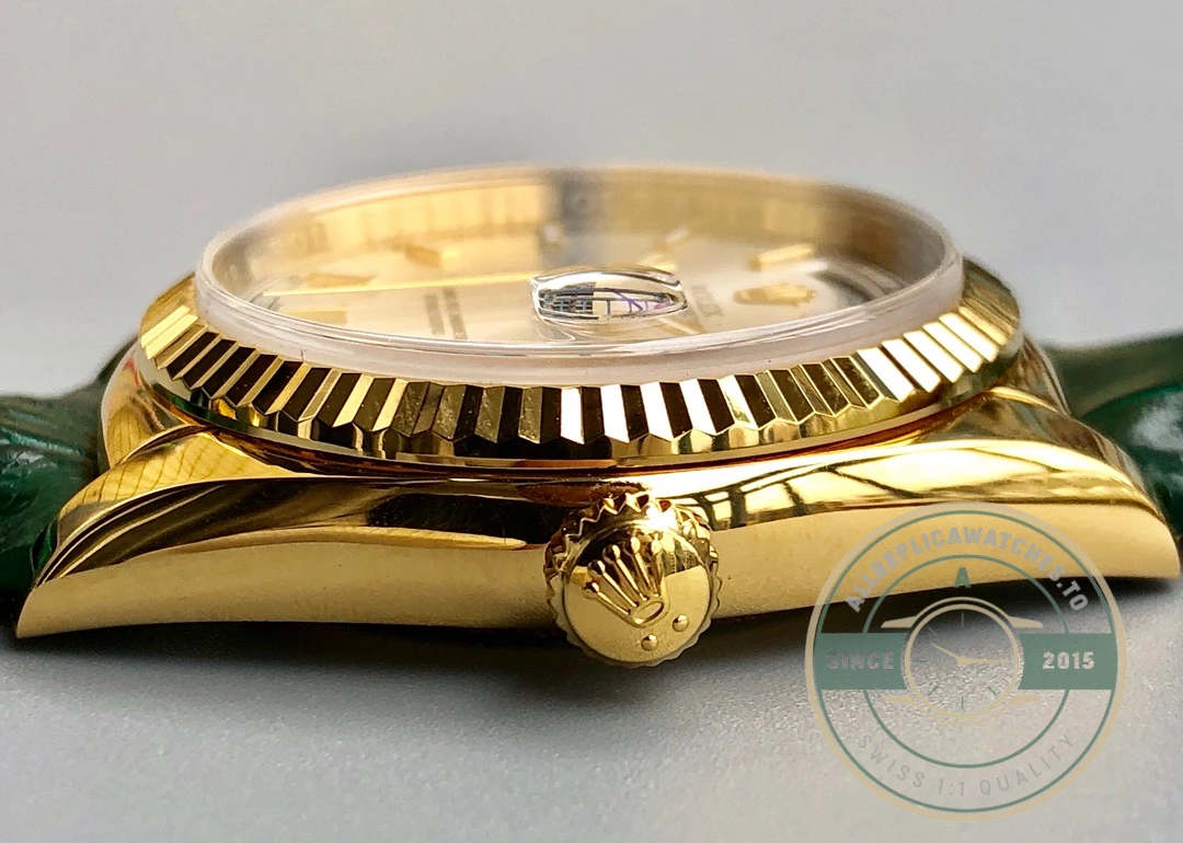 Replica Rolex Day-Date 36 mm Green Dial 118138-0003 - Budget Luxury Replica Watch