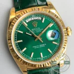Replica Rolex Day-Date 36 mm Green Dial 118138-0003 - Budget Luxury Replica Watch