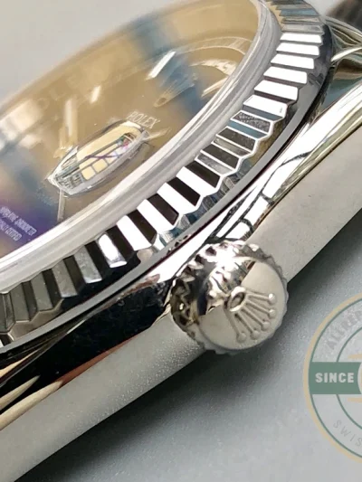 Replica Rolex Day-Date 36mm Blue Dial 118139HR - Luxury Replica Watch