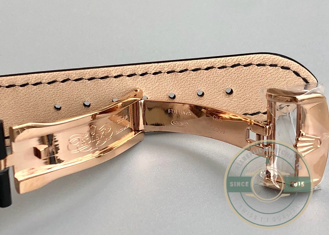 Replica Rolex Day-Date 36mm Rose Gold Black Dial 118135CH - Top-Tier Swiss Replica Watch