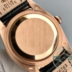 Replica Rolex Day-Date 36mm Rose Gold Black Dial 118135CH - Affordable Super Clone Watch
