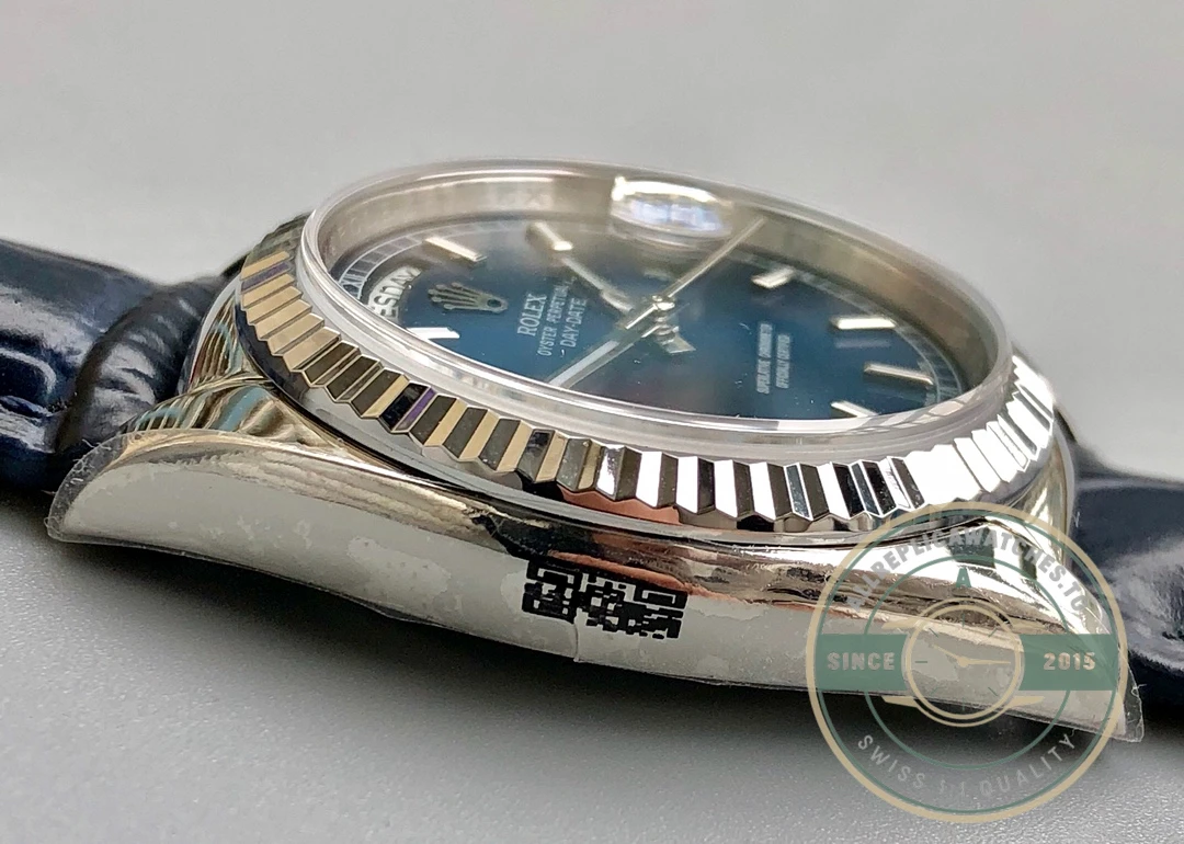 Replica Rolex Day-Date 36mm Silver Dial 118139 - Best Quality Replica Watch