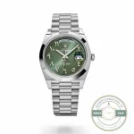 Replica Rolex Day-Date 40mm 228206 Olive Green Arabic Dial - Swiss-Made Clone Watch