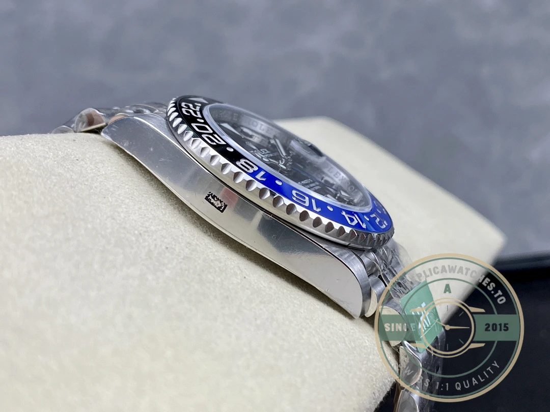 Replica Rolex GMT-Master II 40mm Dial Black 126710 - Budget Luxury Replica Watch