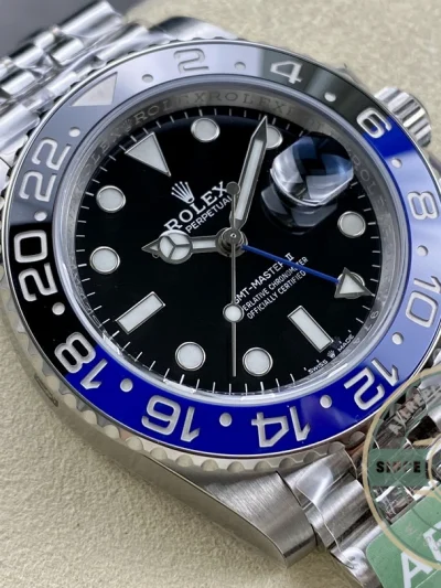 Replica Rolex GMT-Master II 40mm Dial Black 126710 - Luxury Replica Watch