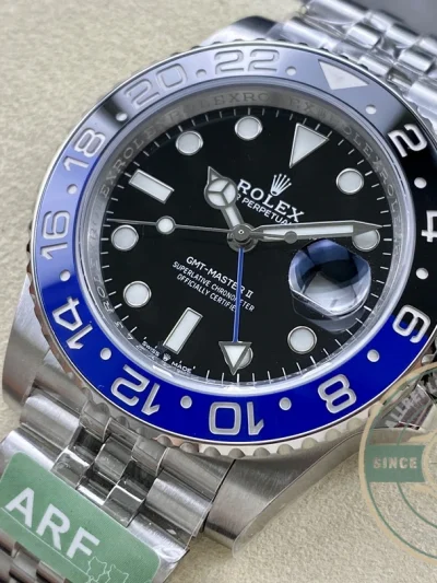 Replica Rolex GMT-Master II 40mm Dial Black 126710 - Swiss Movement Replica Watch