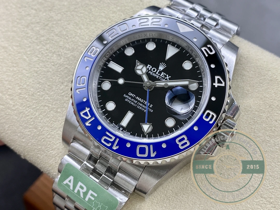 Replica Rolex GMT-Master II 40mm Dial Black 126710 - Swiss Movement Replica Watch