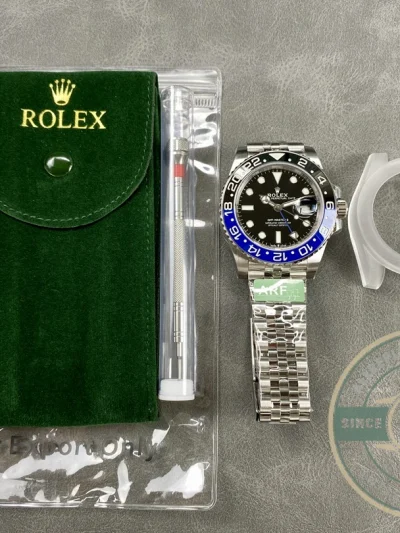 Replica Rolex GMT-Master II 40mm Dial Black 126710 - Premium Super Clone Watch