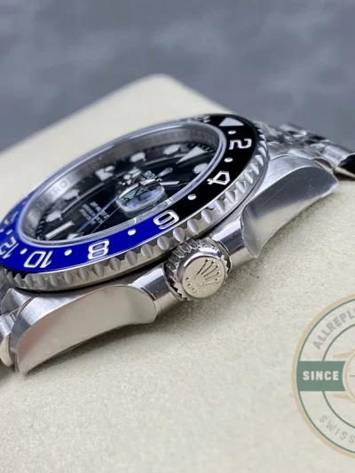 Replica Rolex GMT-Master II 40mm Dial Black 126710 - Budget Luxury Replica Watch