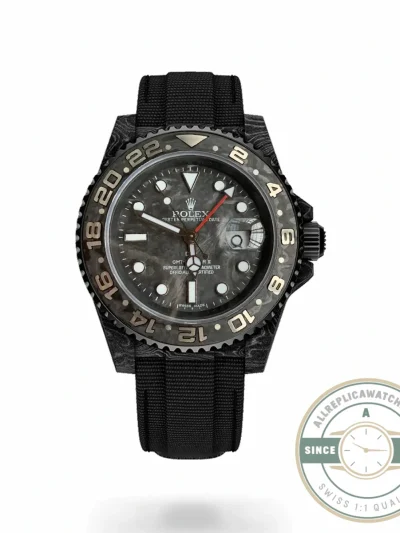 Replica Rolex GMT-Master II DiW NTPT Carbon All Carbon GMT - Factory Super Clone Watch
