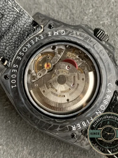 Replica Rolex GMT-Master II DiW NTPT Carbon All Carbon GMT - Top-Tier Swiss Replica Watch
