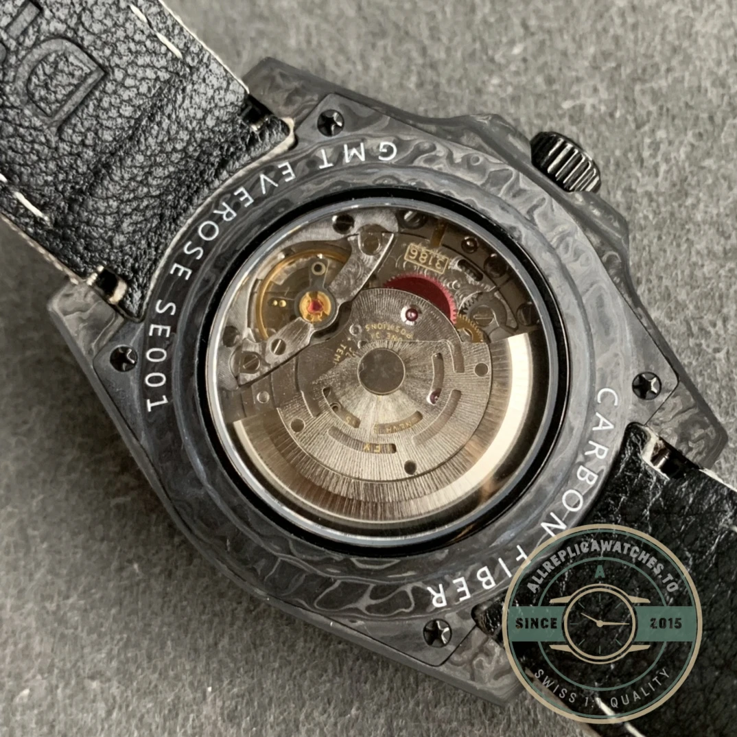 Replica Rolex GMT-Master II DiW NTPT Carbon All Carbon GMT - Top-Tier Swiss Replica Watch