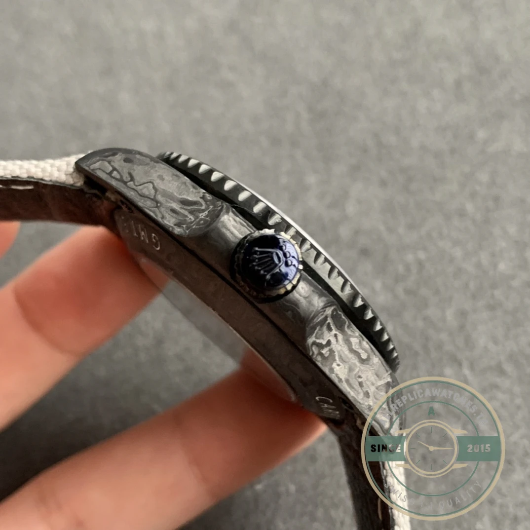 Replica Rolex GMT-Master II DiW NTPT Carbon All Carbon GMT - Swiss Movement Replica Watch