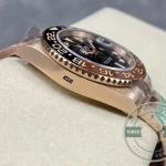 Replica Rolex GMT-Master II Rose Gold 40mm Rootbeer 126715chnr - Affordable Super Clone Watch