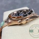 Replica Rolex GMT-Master II Rose Gold 40mm Rootbeer 126715chnr - Affordable Luxury Replica Timepiece