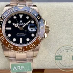 Replica Rolex GMT-Master II Rose Gold 40mm Rootbeer 126715chnr - 1:1 Swiss Replica Watch