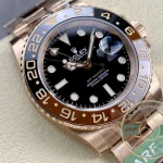 Replica Rolex GMT-Master II Rose Gold 40mm Rootbeer 126715chnr - Premium Super Clone Watch