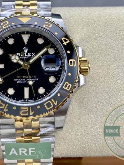 Replica Rolex GMT-Master II Zombie Bumblebee 126713GRNR Jubilee - 1:1 Swiss Replica Watch