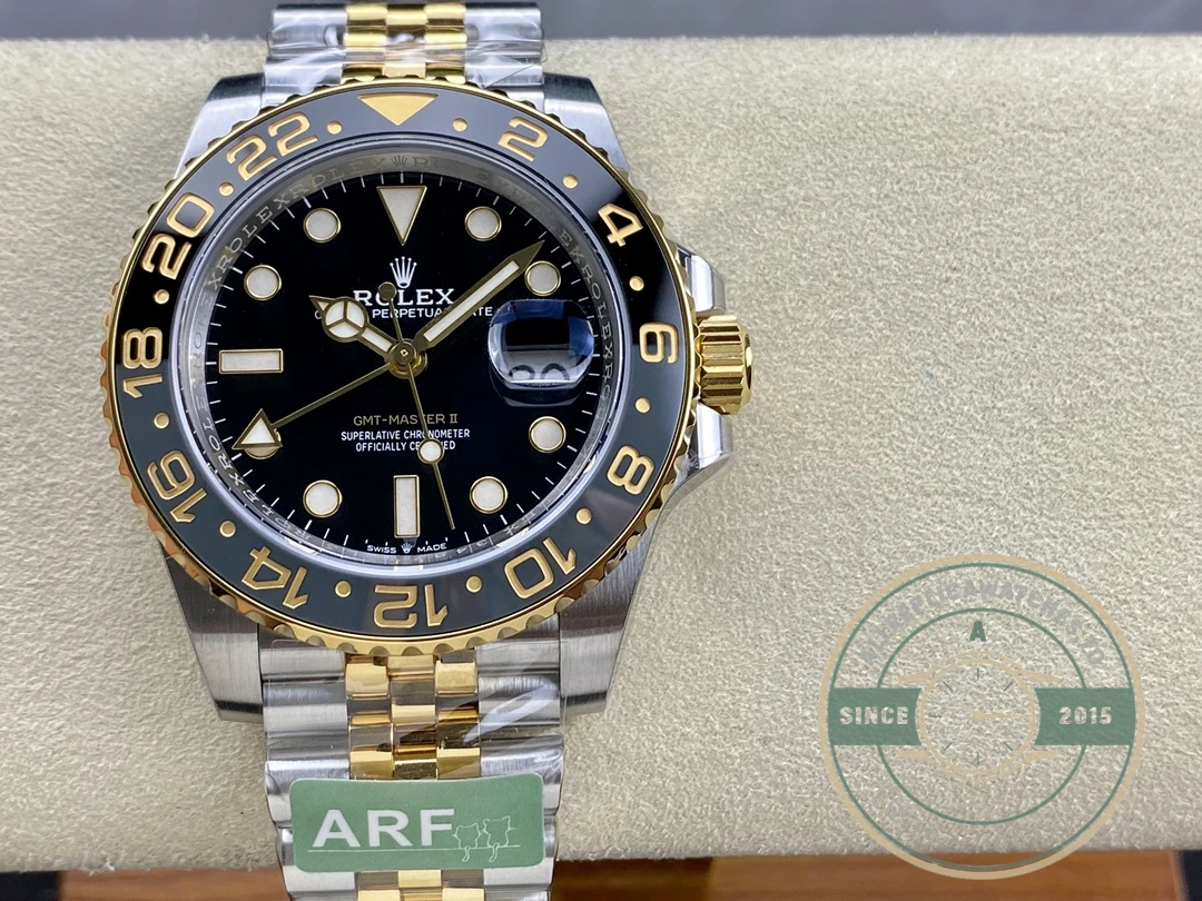 Replica Rolex GMT-Master II Zombie Bumblebee 126713GRNR Jubilee - 1:1 Swiss Replica Watch