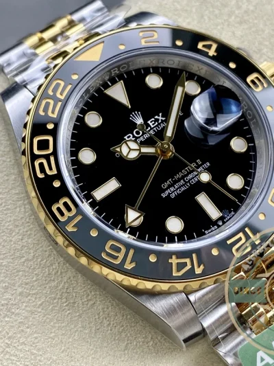 Replica Rolex GMT-Master II Zombie Bumblebee 126713GRNR Jubilee - 1:1 Swiss Replica Watch