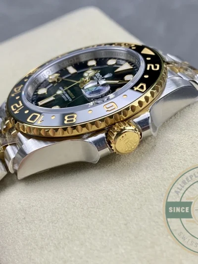 Replica Rolex GMT-Master II Zombie Bumblebee 126713GRNR Jubilee - Swiss Movement Replica Watch