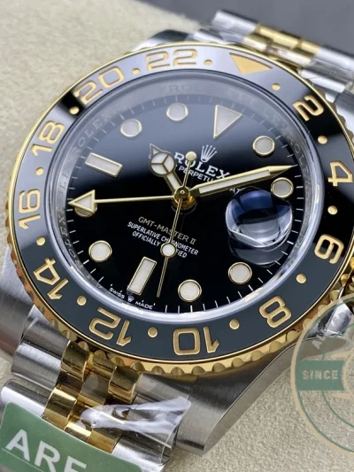 Replica Rolex GMT-Master II Zombie Bumblebee 126713GRNR Jubilee - 1:1 Swiss Replica Watch