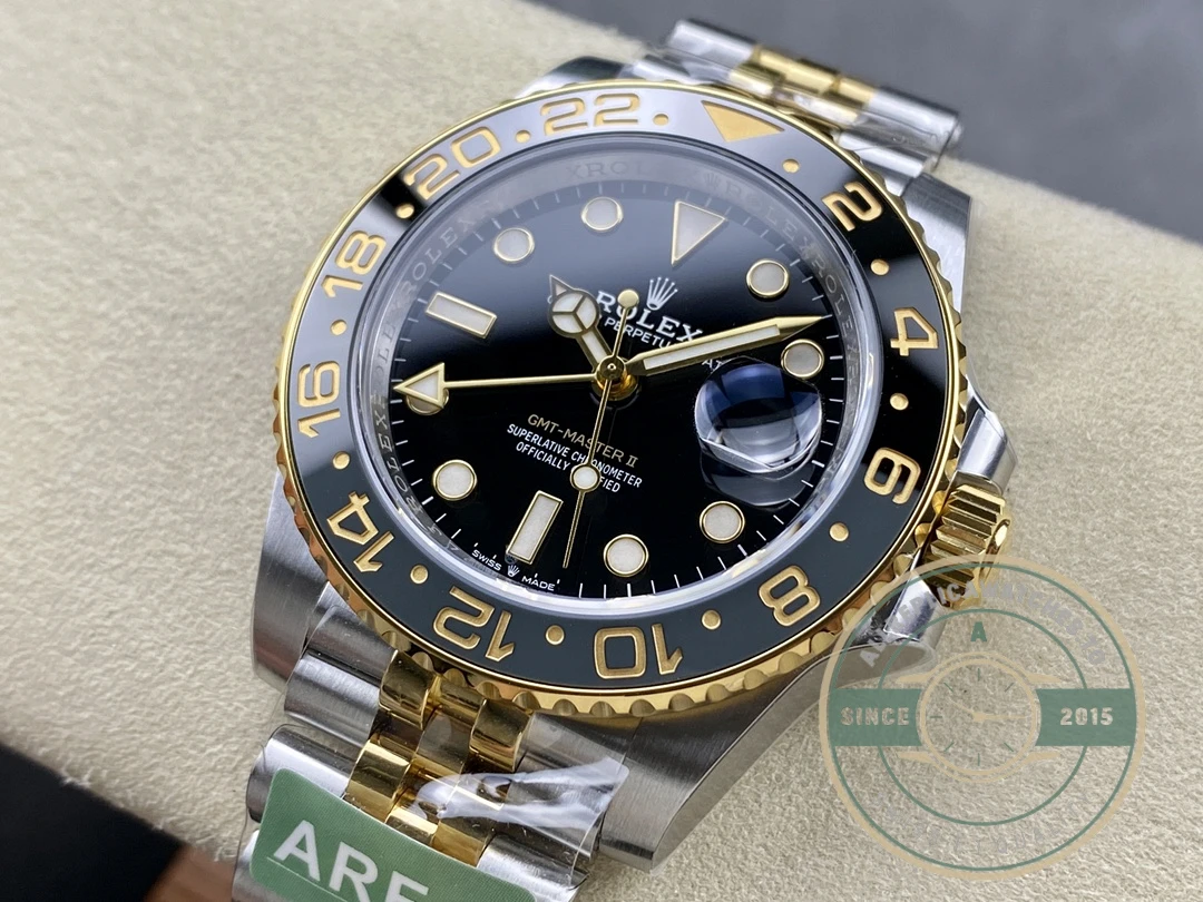 Replica Rolex GMT-Master II Zombie Bumblebee 126713GRNR Jubilee - 1:1 Swiss Replica Watch