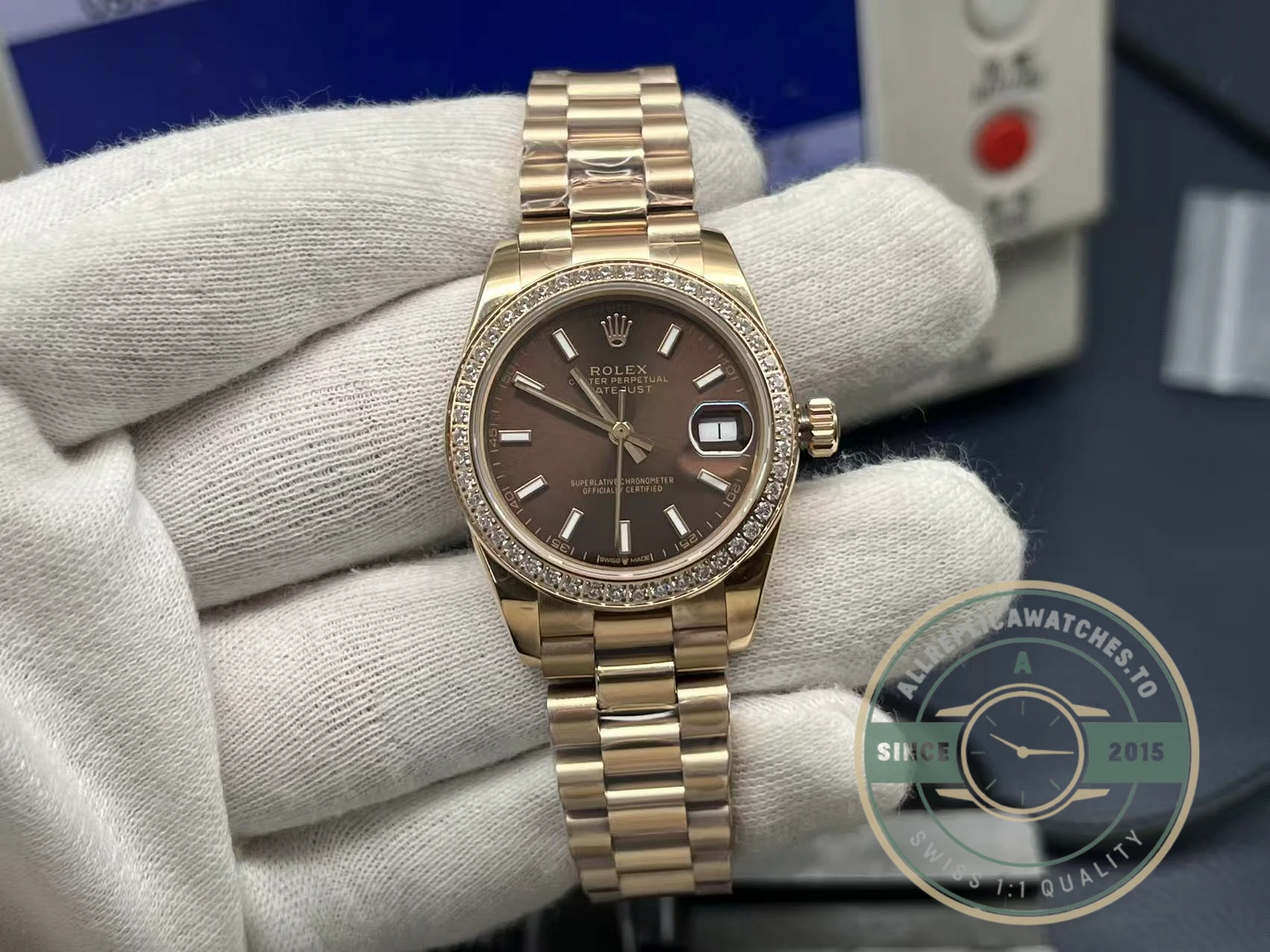 Replica Rolex Lady-Datejust 31mm Dial 279135RBR - Top-Tier Swiss Replica Watch