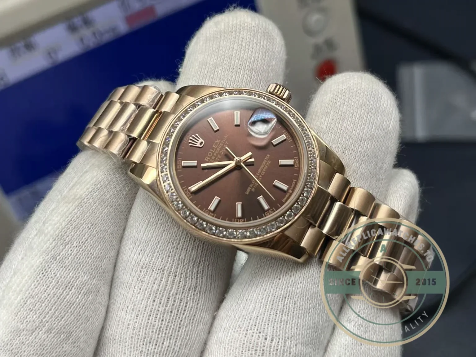 Replica Rolex Lady-Datejust 31mm Dial 279135RBR - High-Grade Replica Watch