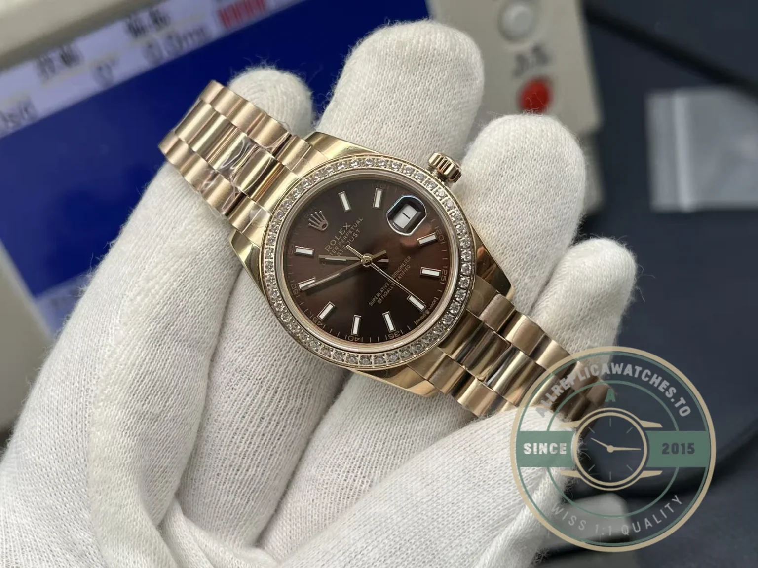 Replica Rolex Lady-Datejust 31mm Dial 279135RBR - Best Quality Replica Watch