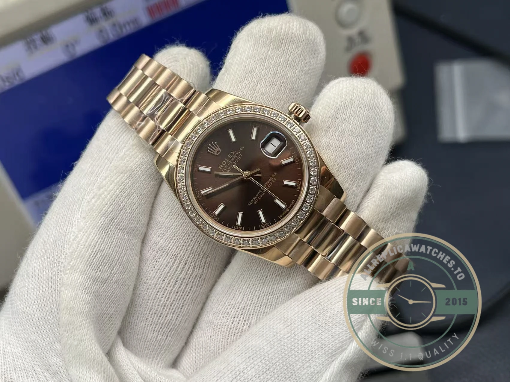 Replica Rolex Lady-Datejust 31mm Dial 279135RBR - Best Quality Replica Watch