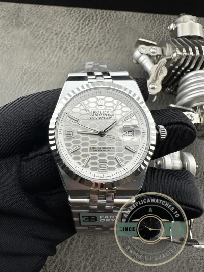 Replica Rolex Land-Dweller 40mm Silver Dial 127334 - Factory Super Clone Watch