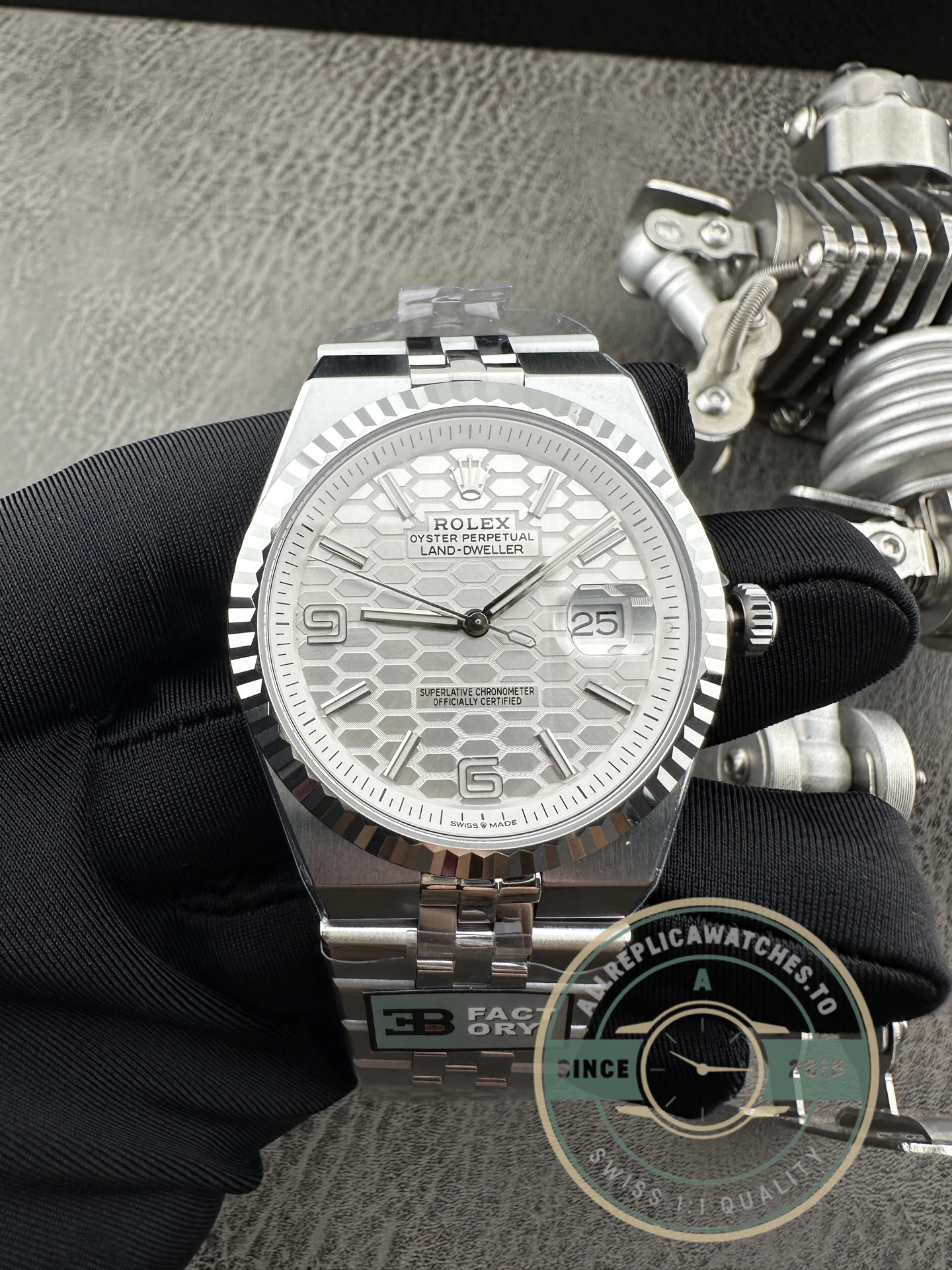 Replica Rolex Land-Dweller 40mm Silver Dial 127334 - Factory Super Clone Watch