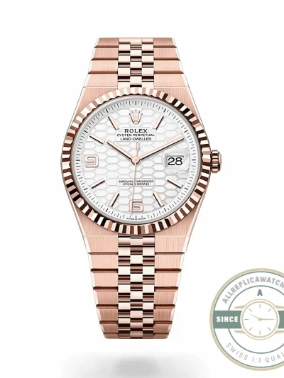 Replica Rolex Land-Dweller Rose Gold 40mm 127335 - Affordable Luxury Replica Timepiece