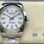 Replica Rolex Milgauss 116400.03 White Dial 40mm Orange - Swiss Movement Replica Watch