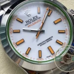 Replica Rolex Milgauss 116400.03 White Dial 40mm Orange - 1:1 Swiss Replica Watch