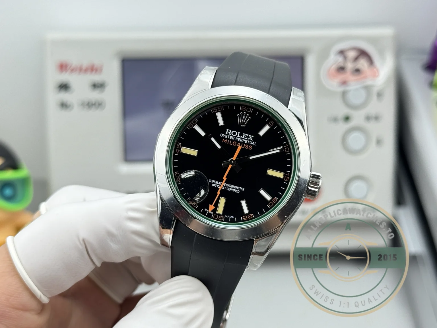 Replica Rolex MILGAUSS 40mm 116400GV - Top-Tier Swiss Replica Watch