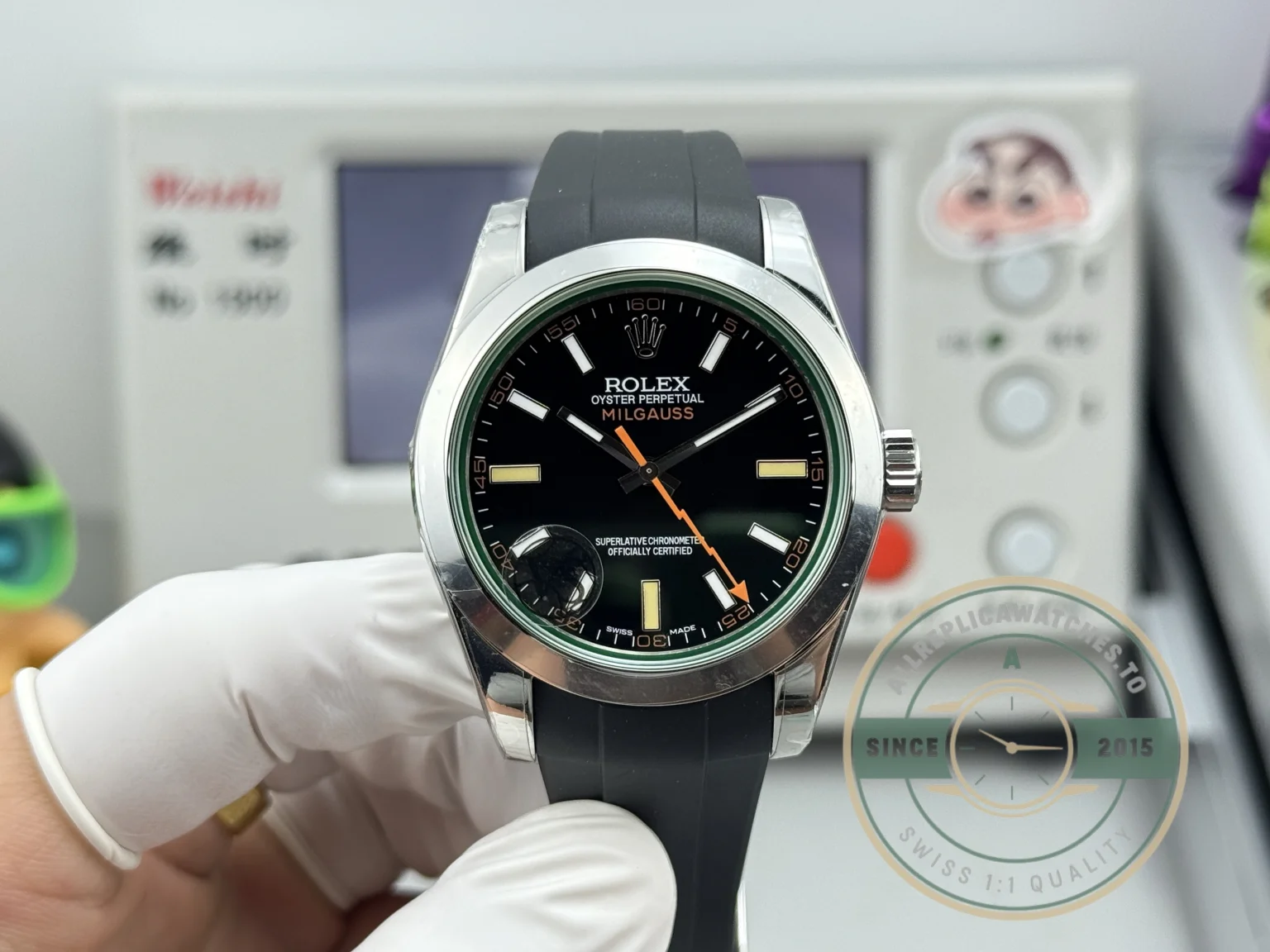 Replica Rolex MILGAUSS 40mm 116400GV - Affordable Luxury Replica Timepiece