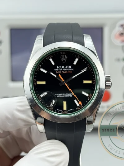 Replica Rolex MILGAUSS 40mm 116400GV - Affordable Luxury Replica Timepiece