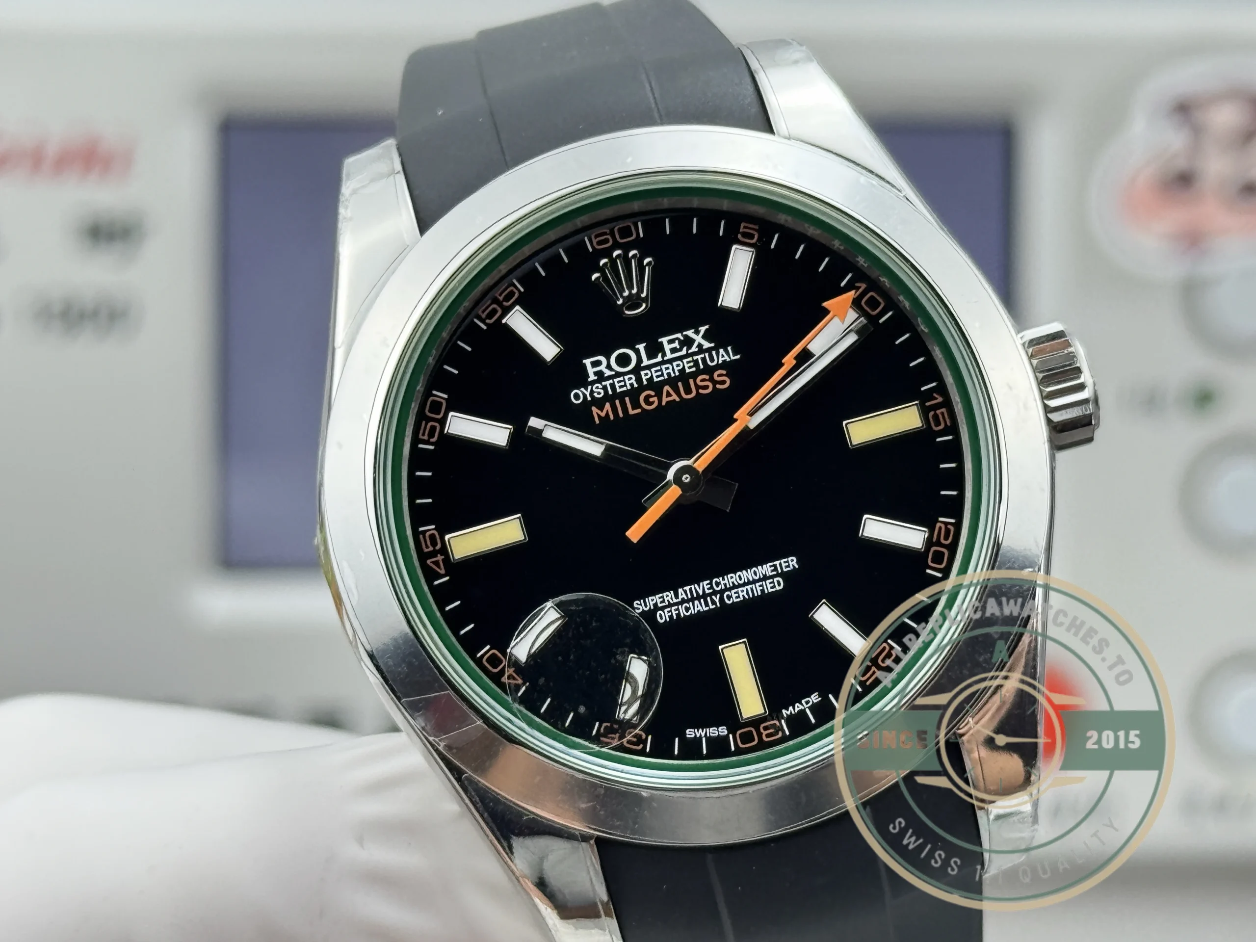 Replica Rolex MILGAUSS 40mm 116400GV - Premium Super Clone Watch