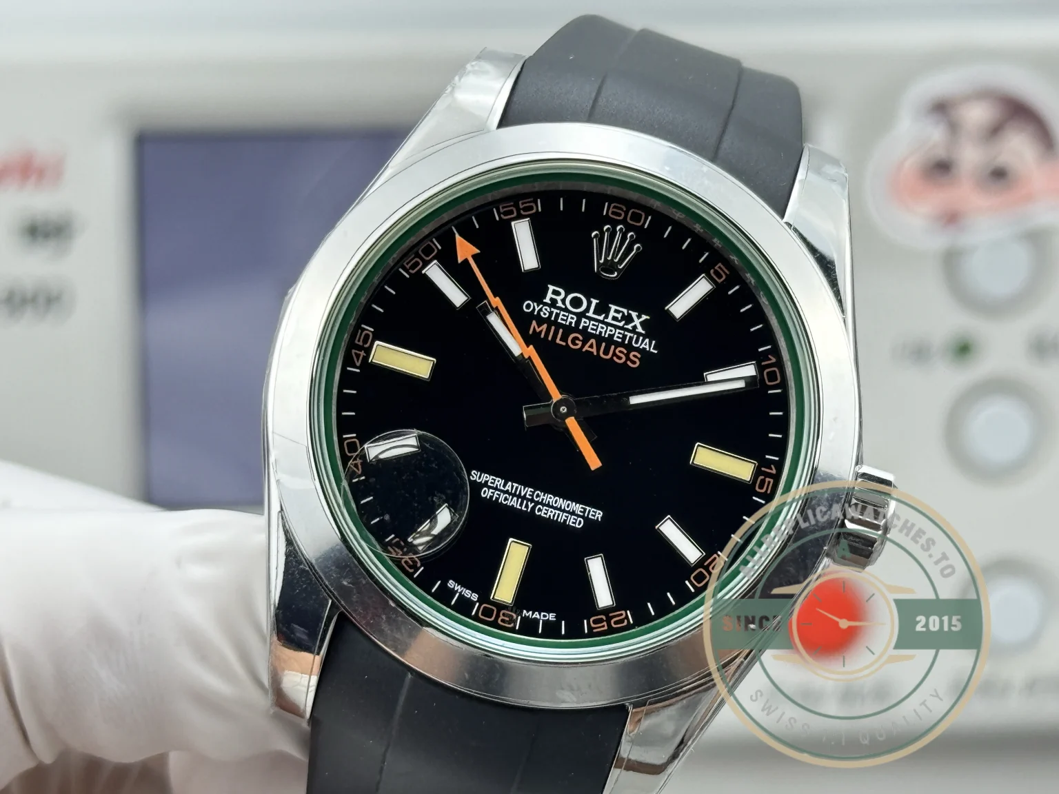Replica Rolex MILGAUSS 40mm 116400GV - Best Quality Replica Watch